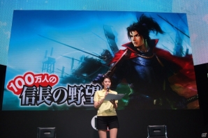 【TGS 2016】6周年を迎え、大型アップデートも実施された「100万人の信長の野望」紹介ステージの画像1