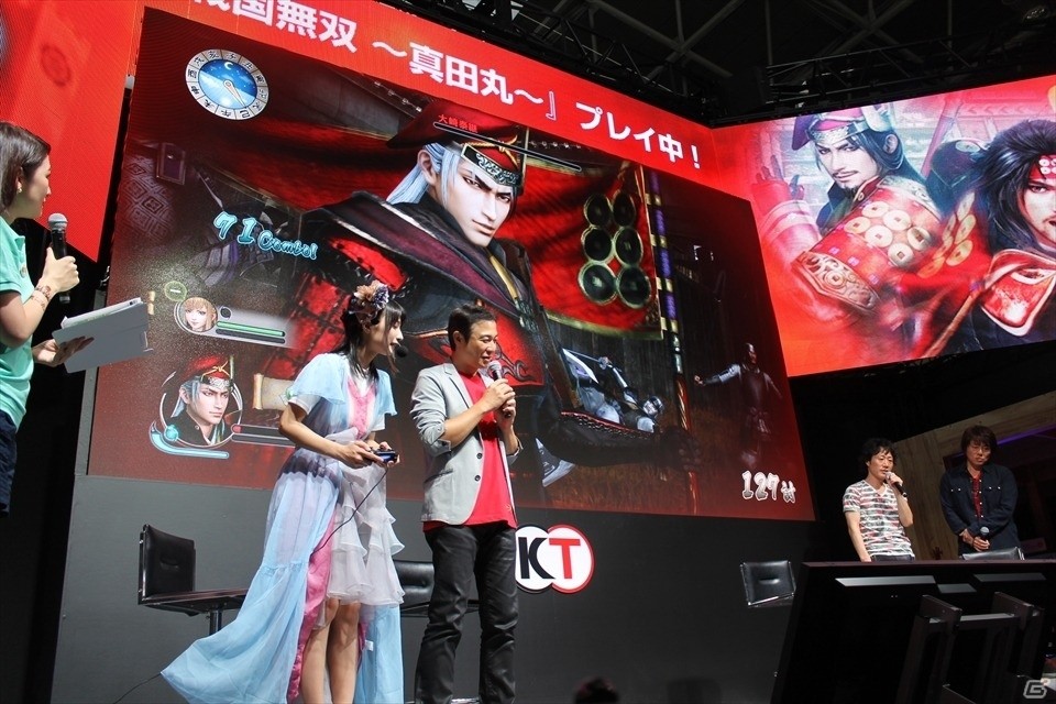 【TGS 2016】茶々の華麗な実機プレイ＆サプライズゲストも登場！「戦国無双～真田丸～」スペシャルステージの画像13