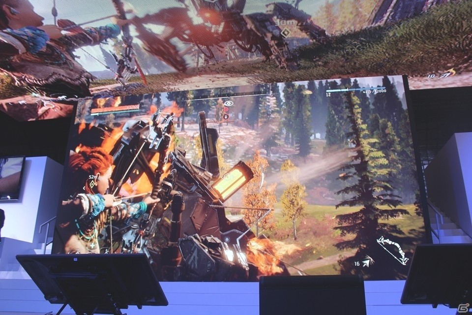 【TGS 2016】開発スタッフによる実機プレイも披露！美麗なグラフィックに自由度の高いアクションが衝撃を与えた「Horizon Zero Dawn」ステージレポートの画像9
