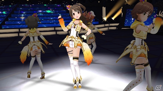 PS VR「アイドルマスター シンデレラガールズ ビューイングレボリューション」新衣装の名称が「パーティータイム・ゴールド」に決定！の画像1