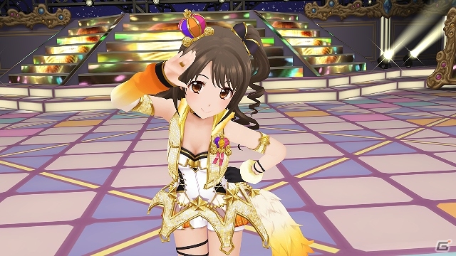 PS VR「アイドルマスター シンデレラガールズ ビューイングレボリューション」新衣装の名称が「パーティータイム・ゴールド」に決定！の画像2