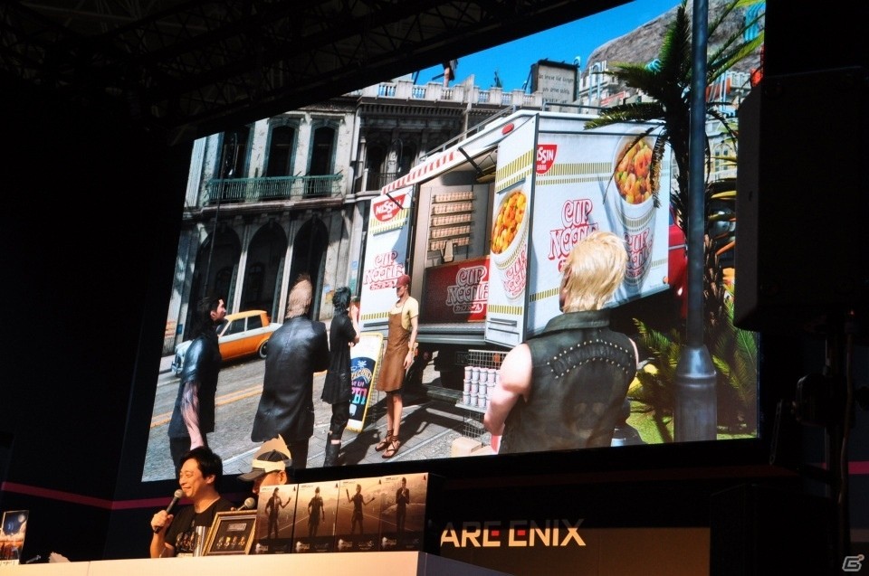 【TGS 2016】カップヌードルの許可はもちろん取っていました！「FFXV アクティブ・タイム・レポート出張版」の画像34