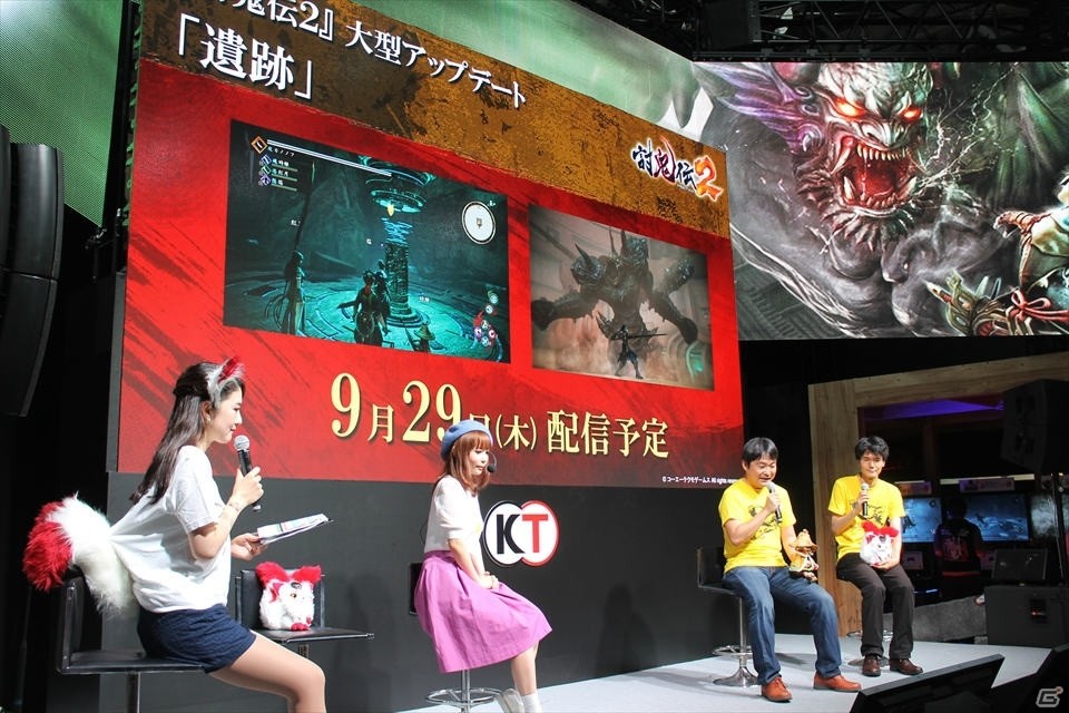 【TGS 2016】まもなく実装の「遺跡」やアプリ実機プレイも行った「討鬼伝2」＆「討鬼伝 モノノフ」スペシャルステージ―中川翔子さんインタビューもお届けの画像10