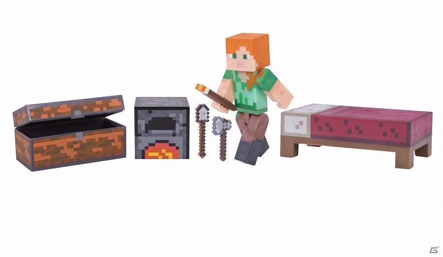 「マインクラフト」ダイヤモンドアレックスやチャージドクリーパーなどのアクションフィギュア7製品が10月20日に発売！の画像6