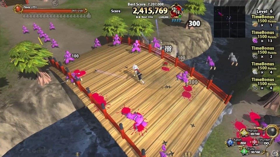 4人強力プレイが楽しめるカジュアルアクションシューティング「ジオラマ・バトル・オブ・ニンジャ」がSteamにて配信開始！の画像3