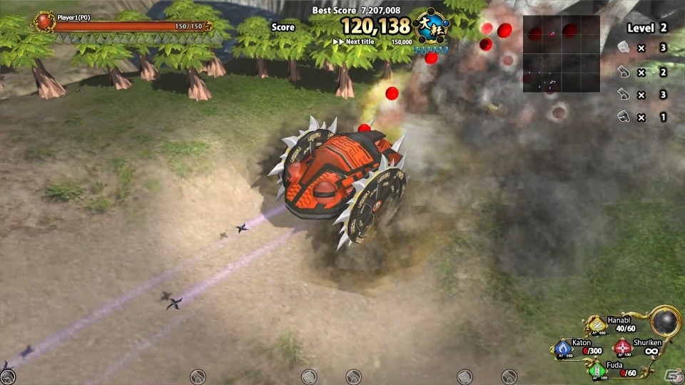 4人強力プレイが楽しめるカジュアルアクションシューティング「ジオラマ・バトル・オブ・ニンジャ」がSteamにて配信開始！の画像5