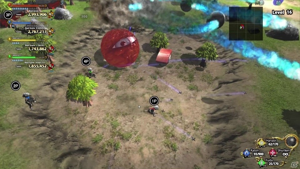 4人強力プレイが楽しめるカジュアルアクションシューティング「ジオラマ・バトル・オブ・ニンジャ」がSteamにて配信開始！の画像9