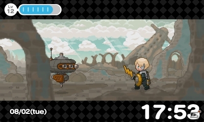 3DS版「dreeps Alarm Playing Game」が2016年冬に配信！ドットで描かれた世界を少年ロボットが冒険するアラームプレイグゲームの画像2