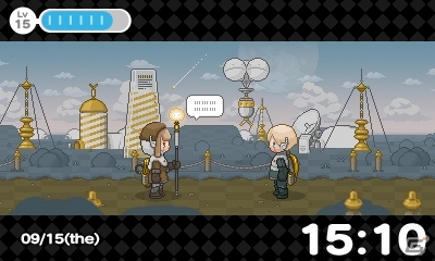 3DS版「dreeps Alarm Playing Game」が2016年冬に配信！ドットで描かれた世界を少年ロボットが冒険するアラームプレイグゲームの画像6