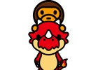 「モンスターストライク」とアパレルブランド「A BATHING APE」がコラボ！ゲーム内にレッドリドラ＆ベイビーマイロが登場