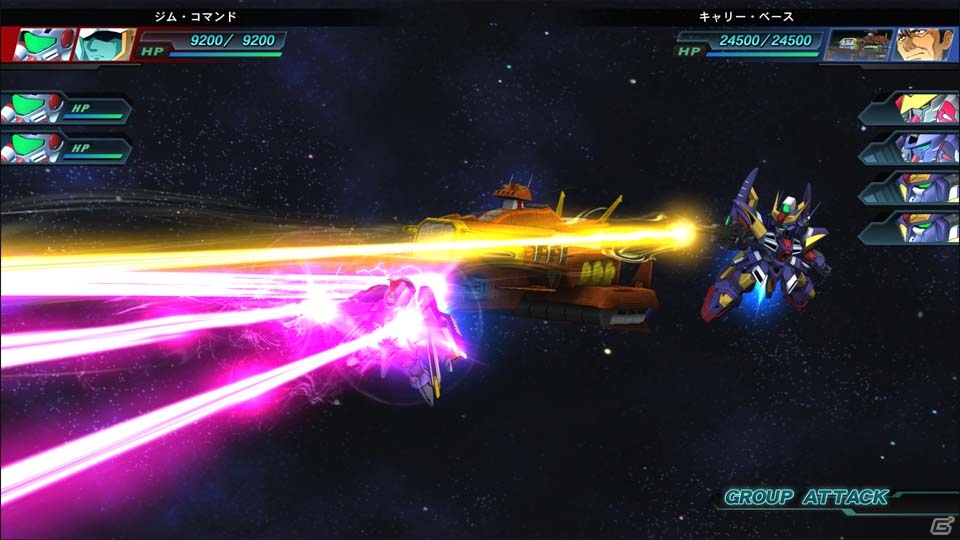 PS4/PS Vita「SDガンダム ジージェネレーション ジェネシス」SFSやGETゲージ、新システム「グループ攻撃」を紹介！参戦MSの続報もの画像20