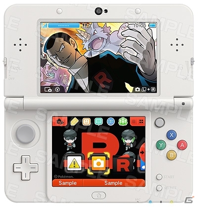 「ロケット団」と「ギンガ団」の描き下ろしデザインが3DSテーマになって登場！の画像1