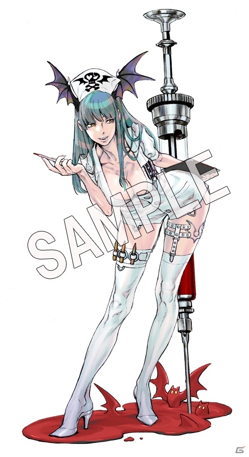 フィギュア「モリガン・アーンスランド（ナースVer.）」が本日発売！西村キヌ氏のイラストを濱崎剛氏が立体化の画像5