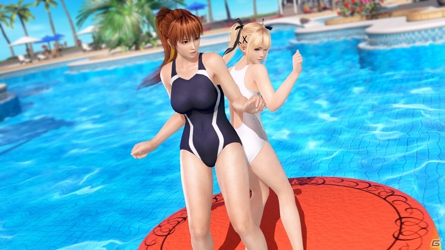 PS4/PS Vita「DEAD OR ALIVE Xtreme 3」TVアニメ「競女!!!!!!!!」とのコラボ水着が配信開始！の画像2