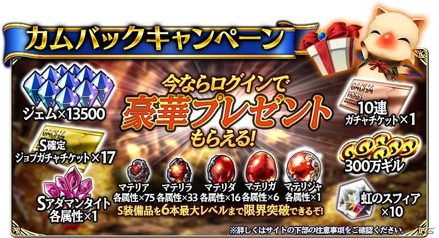 iOS/Android「ファイナルファンタジーグランドマスターズ」1周年記念キャンペーンが開催！「1周年1日1回S1撃ガチャ」も実施の画像5