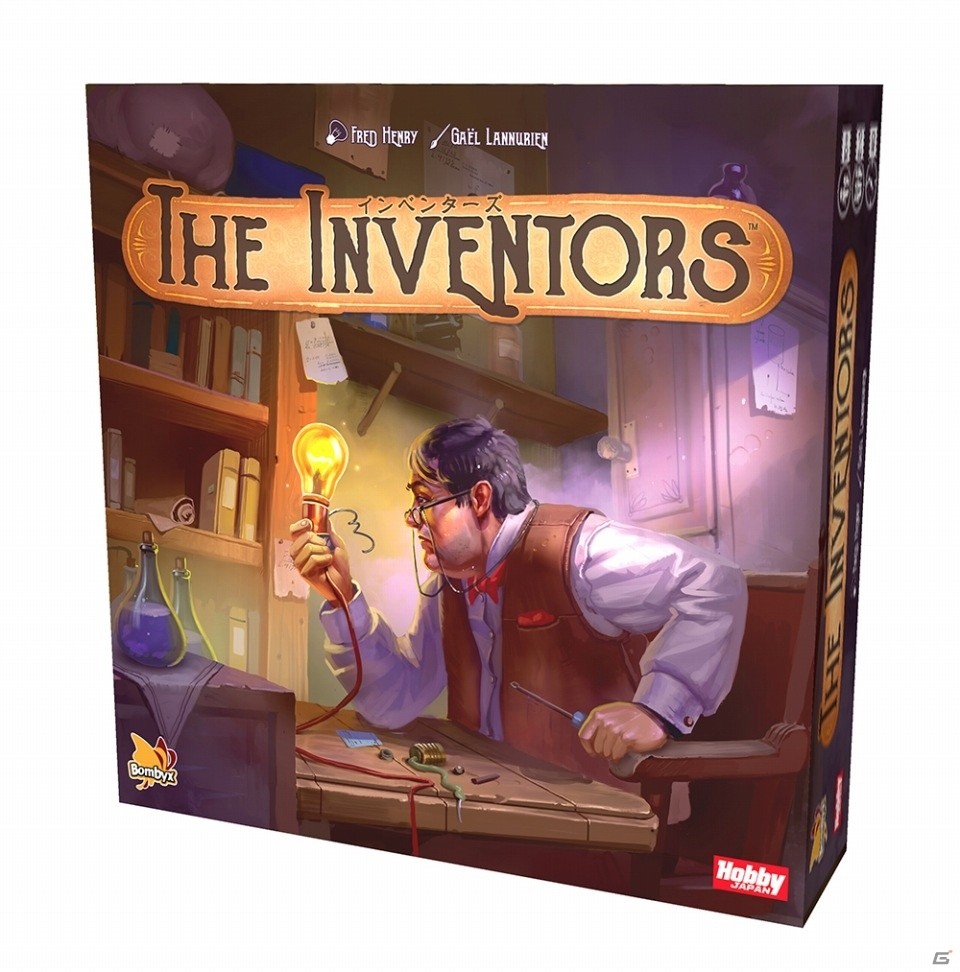歴史上の発明家を使って競うカードゲーム「インベンターズ」＆頭が柔らかくなるカードゲーム「フラックス v5.0」の日本語版が10月下旬に発売の画像1