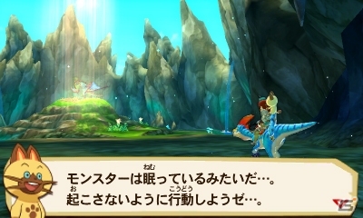 3DS「モンスターハンター ストーリーズ」ゲームシステム紹介映像が4日連続で公開！帰巣や飛行対決、ブレス対決も紹介の画像12