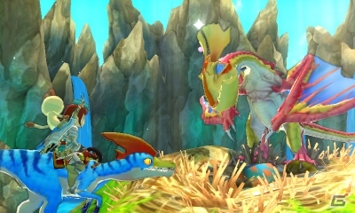 3DS「モンスターハンター ストーリーズ」ゲームシステム紹介映像が4日連続で公開！帰巣や飛行対決、ブレス対決も紹介の画像13