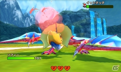 3DS「モンスターハンター ストーリーズ」ゲームシステム紹介映像が4日連続で公開！帰巣や飛行対決、ブレス対決も紹介の画像18