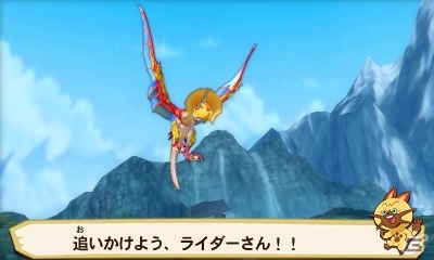 3DS「モンスターハンター ストーリーズ」ゲームシステム紹介映像が4日連続で公開！帰巣や飛行対決、ブレス対決も紹介の画像9