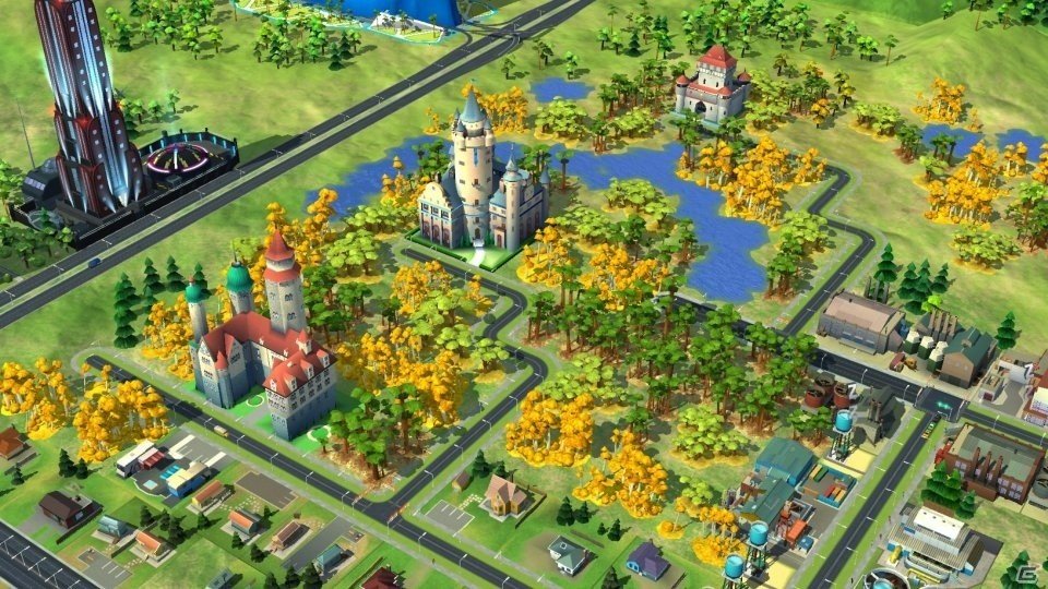 Ios Android Simcity Buildit 自然アイテムが登場 沼 川 森林などを使って緑豊かな都市を作ろう ゲーム情報サイト Gamer