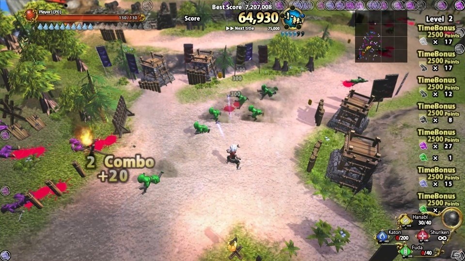 アクションSTG「ジオラマ・バトル・オブ・ニンジャ」がSteamロボットセールで20％オフに！の画像4