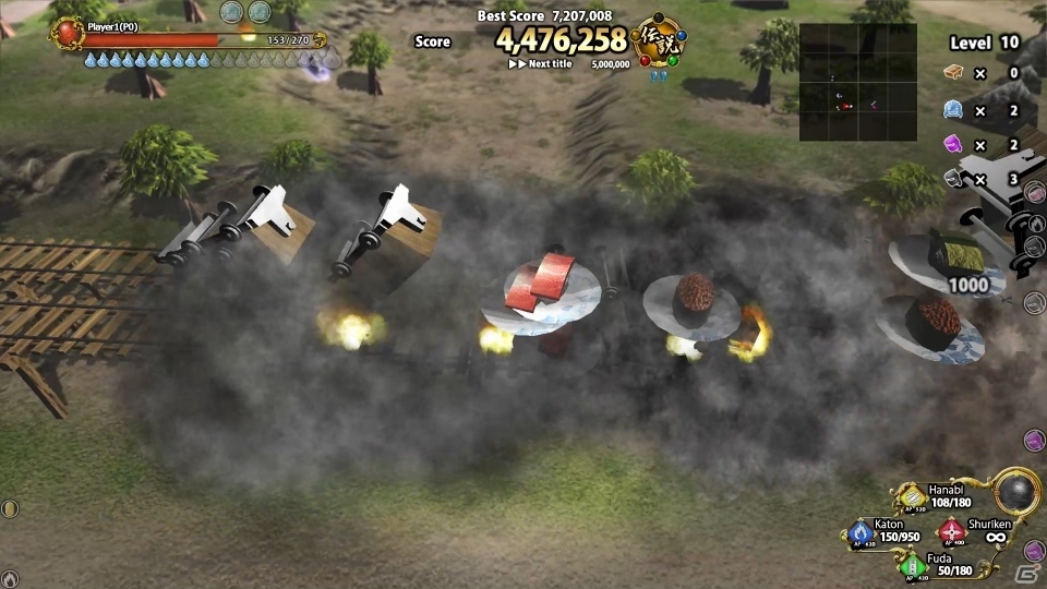 アクションSTG「ジオラマ・バトル・オブ・ニンジャ」がSteamロボットセールで20％オフに！の画像5