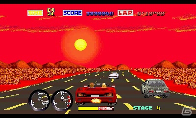 3DS「セガ3D 復刻アーカイブス3 FINAL STAGE」新規移植作「ターボアウトラン」＆「サンダーフォースIII」を紹介！の画像4