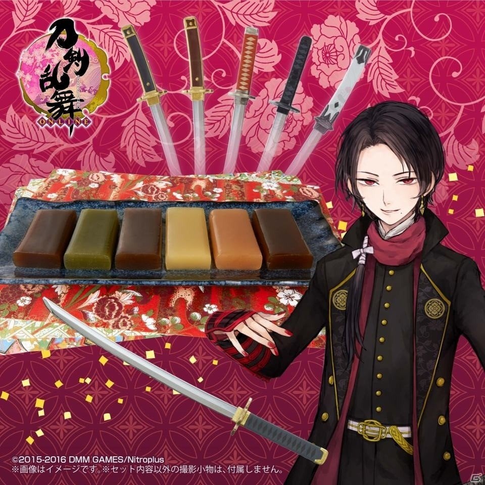 「刀剣乱舞-ONLINE-」精巧な金属製の刀剣菓子切つきの羊羹セットに新たな六振りが登場―10月11日より予約受付がスタートの画像1