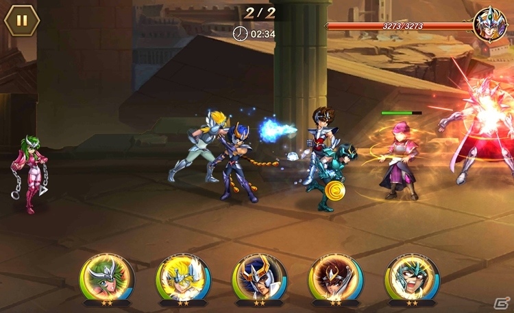 iOS/Android「聖闘士星矢 ギャラクシースピリッツ」が2016年秋に配信決定！原作ストーリーやPvPが楽しめるアクションRPGの画像4