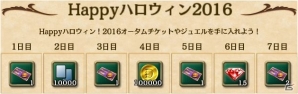 PC/iOS/Android「大航海時代V」開催中のHappy ハロウィンキャンペーンにハロウィンログインボーナス＆ハロウィンバッグの販売が追加！の画像2