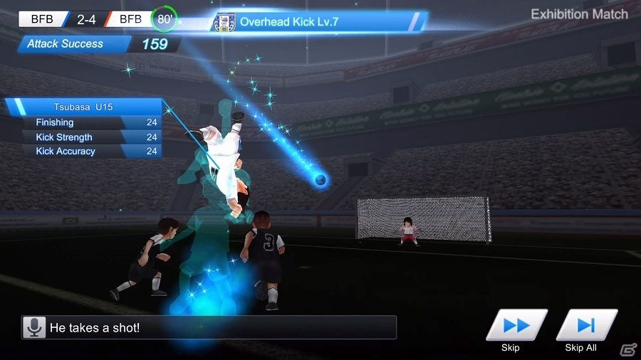 「BFB Champions～Global Kick-Off～」オーバーヘッドキックなどの必殺シュートを完全再現！「キャプテン翼」の中学生編の選手たちが登場の画像3