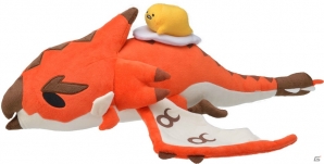 リオレウス＆ぐでたまが脱力ポーズで登場！「ぐでたま」と「モンハン」のコラボプライズが展開中の画像1