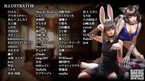 iOS/Android「Black Rose Suspects」のイラストレーター陣が発表―声優陣サイン色紙＆グッドモーニングアメリカのサイン入りCDがもらえるキャンペーンもの画像1