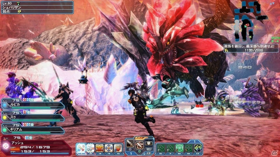 「ファンタシースターオンライン2」で「乖離性ミリオンアーサー」のコラボスクラッチが配信！アルティメットクエスト「壊世調査：アムドゥスキア」も登場の画像53