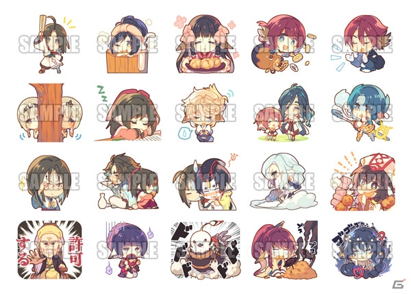 「うたわれるもの 偽りの仮面」のLINEスタンプと着せかえの配信がスタート！の画像2