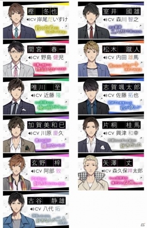 iOS/Android「ダウト～嘘つきオトコは誰？～」1周年を記念してボイスが実装！岸尾だいすけさん、森川智之さんらが出演の画像2