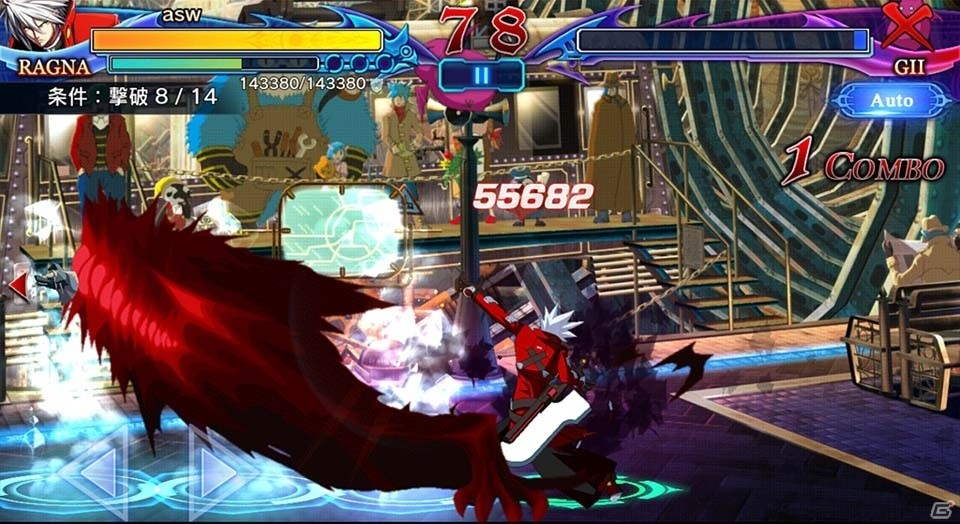 iOS/Android「ブレイブルー レボリューション リバーニング」が配信開始！コマンド不要の簡単操作でコンボが楽しめる乱戦格闘アクションの画像6