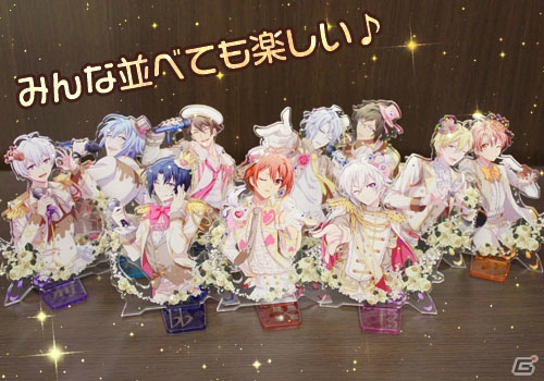 「アイドリッシュセブン」アクセサリースタンド＆缶バッジセットが2016年12月に発売！AGF2016先行発売も決定の画像1