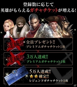 iOS/Android「クロスレギオン～ラストフューチャー～」事前登録者数が3万人を突破！プレミアムガチャチケット1枚の配布が決定の画像1