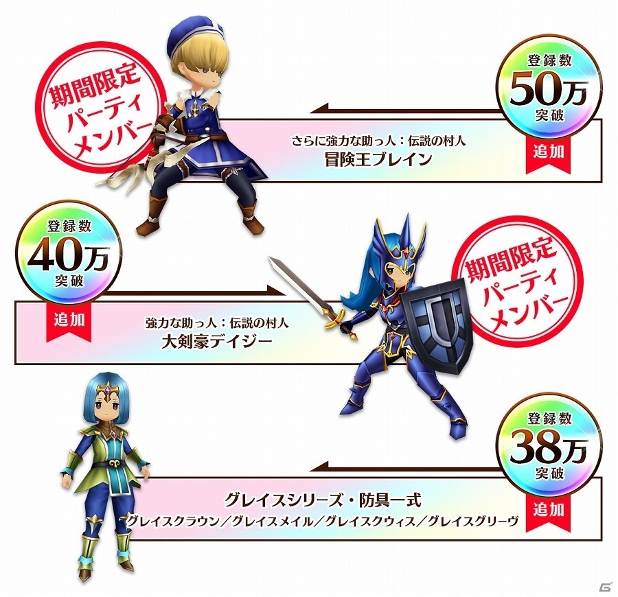 iOS/Android「セブンス・リバース」事前登録者数が20万件を突破！「ディバインゲート」とのコラボ防具「聖王アーサーの冠」が配布決定の画像2
