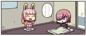 「もっとマンガで分かる！Fate/Grand Order」第46話では布団で目覚めたマシュのそばに見知らぬサーヴァントが…？の画像2