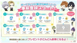 iOS/Android「ボーイフレンド(仮)きらめき☆ノート」寺島拓篤さん、岸尾だいすけさん、横山遵さん、蒼井翔太さんのコメントが到着！の画像2