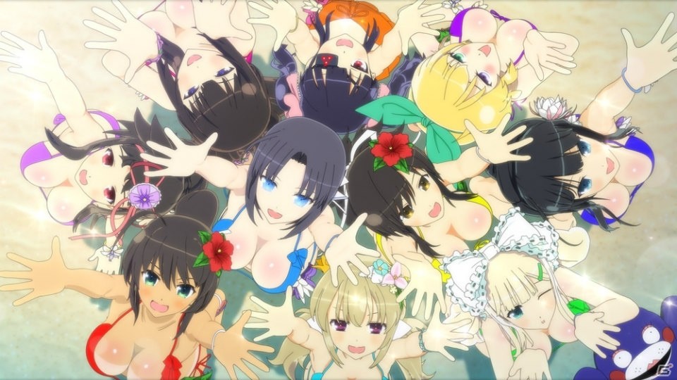 PS4「閃乱カグラ PEACH BEACH SPLASH」史上“最胸”のオープニングアニメーションが公開！の画像3