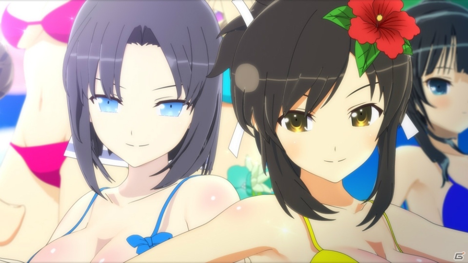 PS4「閃乱カグラ PEACH BEACH SPLASH」史上“最胸”のオープニングアニメーションが公開！の画像4