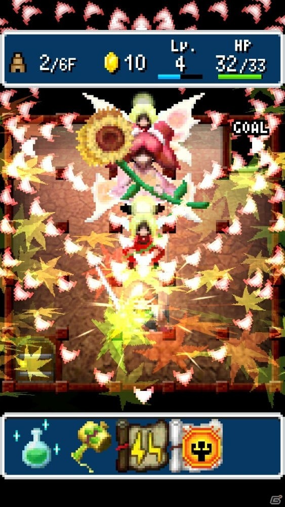 iOS/Android「勇者ヤマダくん」に東方Projectコラボダンジョン「弾幕輝珍城」が11月11日より期間限定で登場！の画像2