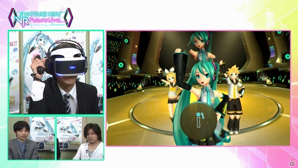 PS VR「初音ミク VR フューチャーライブ」のコンテンツ紹介映像が公開！セガゲームスの新入社員がPS VRを初体験の画像1
