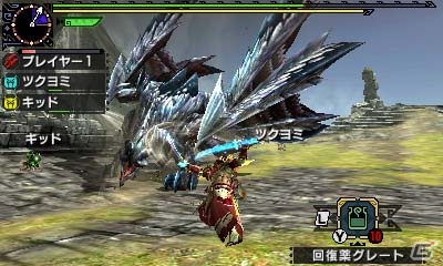3DS「モンスターハンターダブルクロス」大剣とブレイヴスタイルの相性は良好、では操虫棍は？メディア体験会プレイレポートの画像16