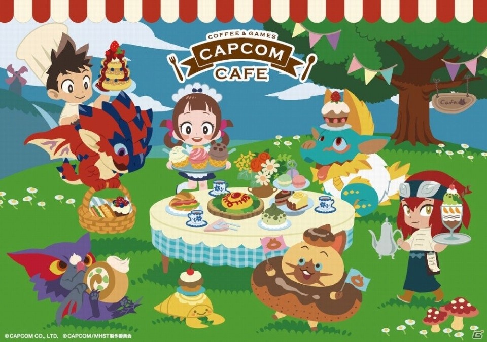 カプコンカフェの次回メインテーマが「モンスターハンター ストーリーズ」に決定！メインイラストが公開にの画像1