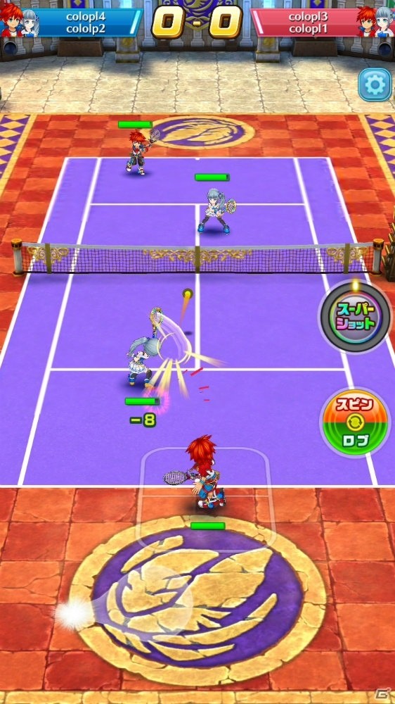 iOS/Android「白猫テニス」にダブルスのランダムマッチング機能「おまかせペア」が導入！の画像3